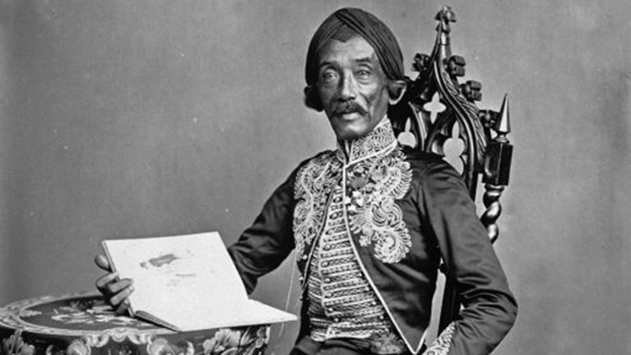 Portret van de kunstschilder Raden Saleh