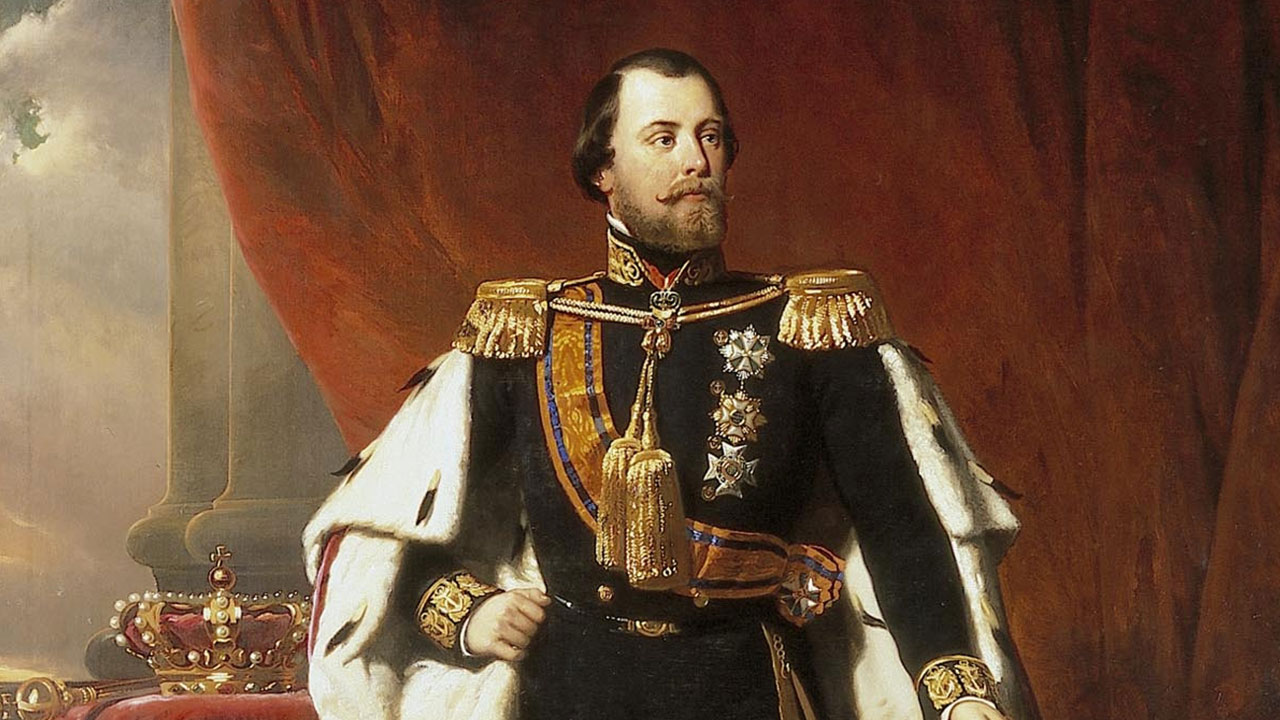 Portret van Willem III door Nicolaas Pieneman (1856)