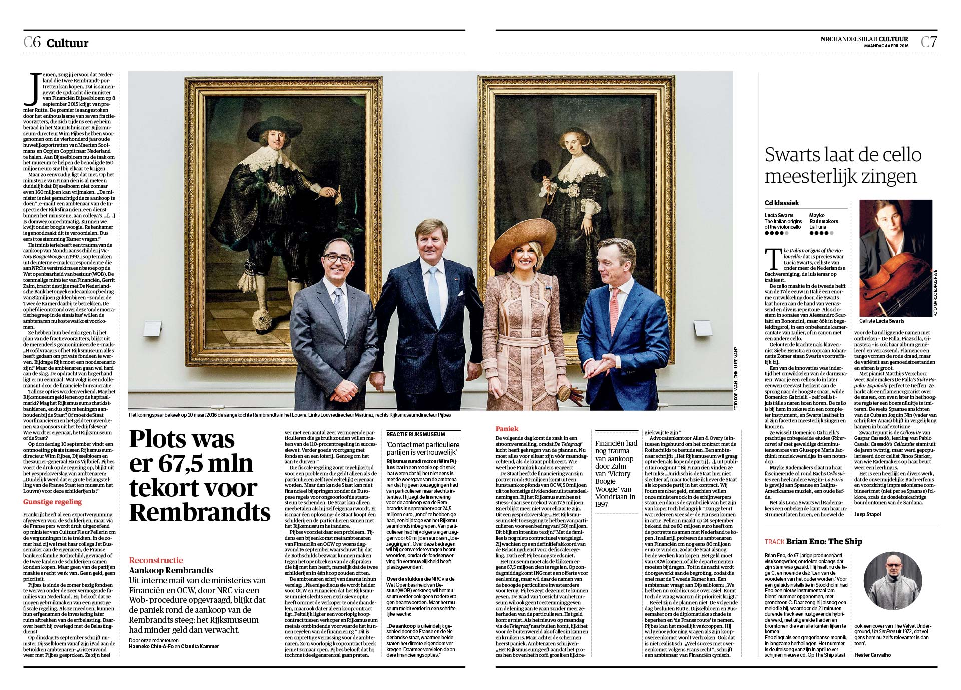 NRC Handelsblad, NRC Handelsblad, 3 april 2016