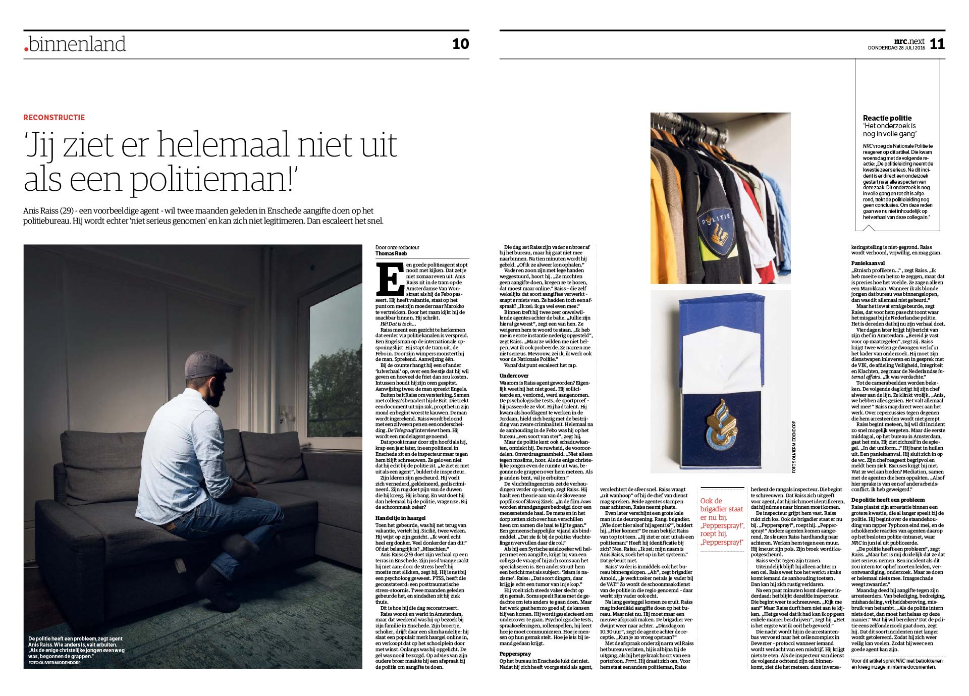 NRC Handelsblad, 28 juli 2016