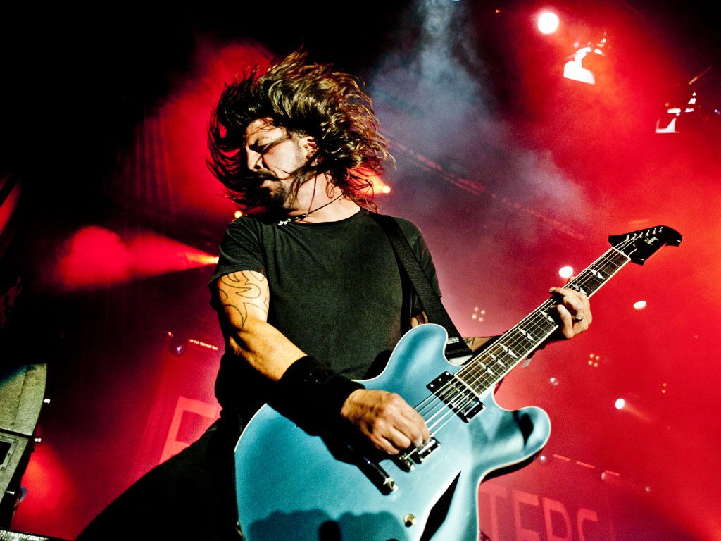 Dave Grohl van de Foo Fighters
