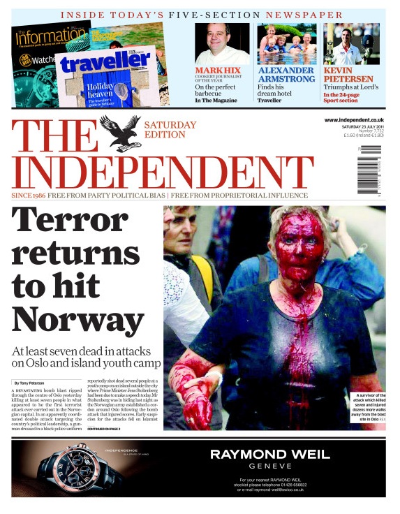 Liveblog van vrijdag over aanslagen Noorwegen NRC